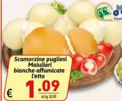 Scamorzine Pugliesi Maullari Bianche-Affumicate