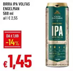 Volfas Engelman - Birra Ipa
