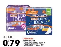 Lines - Idea Assorbenti Ultra Giorno Ali X 9