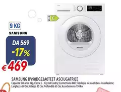 Samsung - DV90CG52AOTEET Asciugatrice
