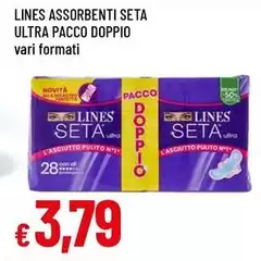 Lines -  Assorbenti Seta Ultra Pacco