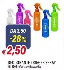 Deodorante Trigger Spray Deodorante Trigger Spray
