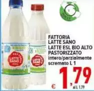 La Fattoria - Latte Sano Latte Esl Bio Alto Pastorizzato