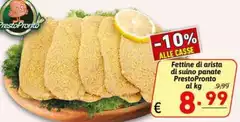 Bio Presto - Fettine Di Arista Di Suino Panate