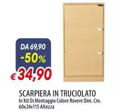 Scarpiera In Truciolato