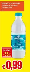 Granarolo - Latte Piacere Leggero UHT A Lunga Conservazione