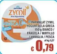 Parmalat - Zymil Yogurt Alla Greca Bianco/ Fragola/ Mirtillo/ Vaniglia/ Pesca Parmalat - Zymil Yogurt Alla Greca Bianco/ Fragola/ Mirtillo/ Vaniglia/ Pesca