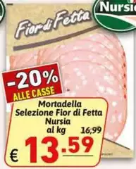 Nursia - Mortadella Selezione Fior Di Fetta Nursia - Mortadella Selezione Fior Di Fetta