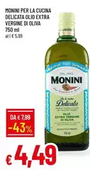 Monini - Per La Cucina Delicata Olio Extra Vergine Di Oliva