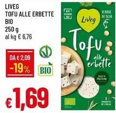 Liveg - Tofu Alle Erbette Bio