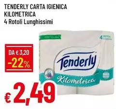 Tenderly - Carta Igienica Kilometrica Tenderly - Carta Igienica Kilometrica