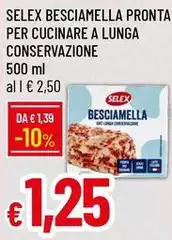 Selex - Besciamella Pronta Per Cucinare A Lunga Conservazione
