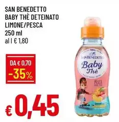 San Benedetto - Baby The Deteinato Limone