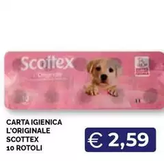 Scottex - Carta Igienica L'Originale 10 Rotoli