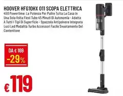 Hoover - HFG10HX 011 Scopa Elettrica