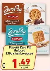 Balocco - Biscotti Zero Più