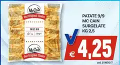 Mccain - Patate 9/9 Mc Cain Surgelate Mccain - Patate 9/9 Mc Cain Surgelate