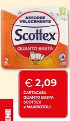 Scottex - Cartacasa Quanto Basta 2 Maxirotoli