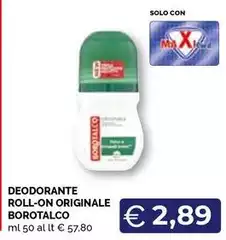 Borotalco - Deodorante Roll-On Originale Borotalco - Deodorante Roll-On Originale