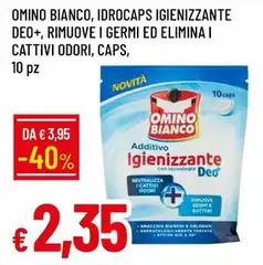 Omino Bianco - Idrocaps Igienizzante Deo+,Rinuove I Germi Ed Elimina I Cattivi Odori, Caps