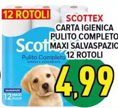 Scottex - Carta Igienica Pulito Completo Maxi Salvaspazio