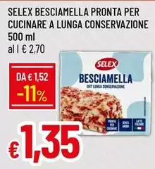 Selex - Besciamella Pronta Per Cucinare A Lunga Conservazione