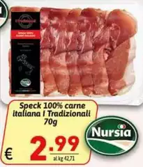 Nursia - Speck 100% Carne Italiana I Tradizionali Nursia - Speck 100% Carne Italiana I Tradizionali