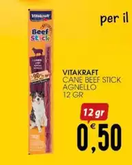 Vitakraft - Cane Beef Stick Agnello