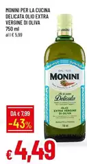 Monini - Per La Cucina Delicata Olio Extra Vergine Di Oliva