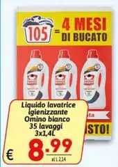 Omino Bianco - Liquido Lavatrice Igienizzante