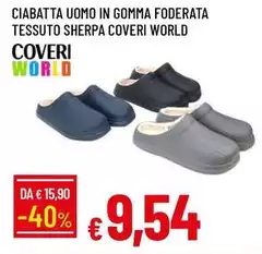 Sherpa - Ciabatta Uomo In Gomma Foderata Tessuto