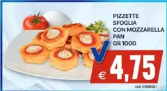 Pizzette Sfoglia Con Mozzarella Pan