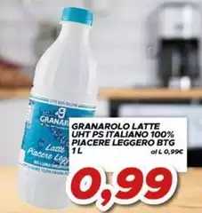 Granarolo - Latte UHT Ps Italiano 100% Piacere Leggero