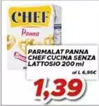 Parmalat - Panna Chef Cucina Senza Lattosio Parmalat - Panna Chef Cucina Senza Lattosio