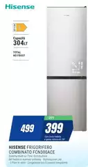 Hisense - Frigorifero Combinato FCN300ACE