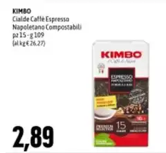 Kimbo - Cialde Caffè Espresso Napoletano Compostabili