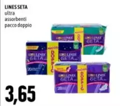 Lines Seta - Ultra Assorbenti Pacco Doppio
