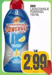 Scelta oro - Lavastoviglie Powergel