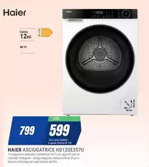 Haier - Asciugatrice hd120e357u