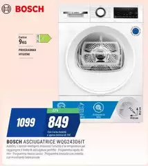 Bosch - Asciugatrice WQG243D6IT Bosch - Asciugatrice WQG243D6IT