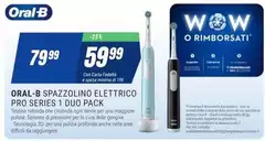 Oral b - Spazzolino Elettrico Pro Series 1 Duo Pack