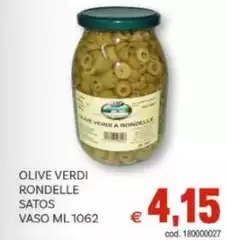 Satos - Olive Verdi Rondelle