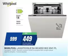 Whirlpool - Lavastoviglie Da Incasso WIO