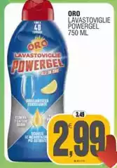 Scelta oro - Lavastoviglie Powergel