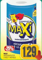 Maxi - Asciugatutto 3 Veli 1 Rotolo