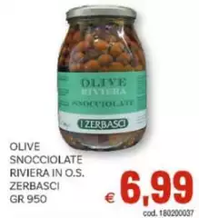 Riviera - Olive Snocciolate  In O.S.