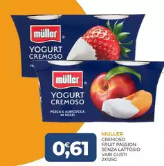 Muller - Yogurt Cremoso Fruit Passion Senza Lattosio 
