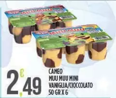 Cameo - Muu Muu Mini Vaniglia/Cioccolato