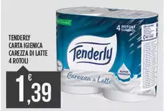 Tenderly - Carta Igienica Carezza Di Latte Tenderly - Carta Igienica Carezza Di Latte