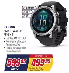 Garmin - Smartwatch Fenix E
